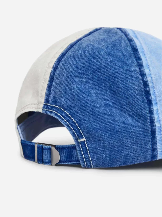 Gorra de sarga color block Gorra de sarga color block