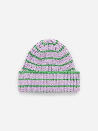 Gorro de bebé de punto acanalado