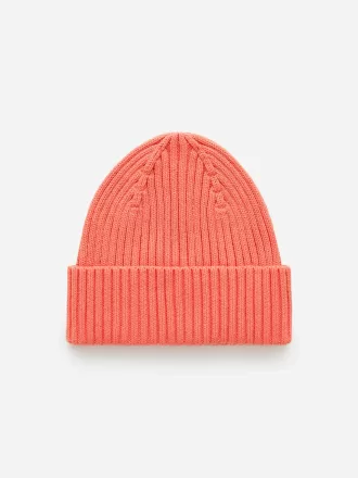 Gorro de punto acanalado