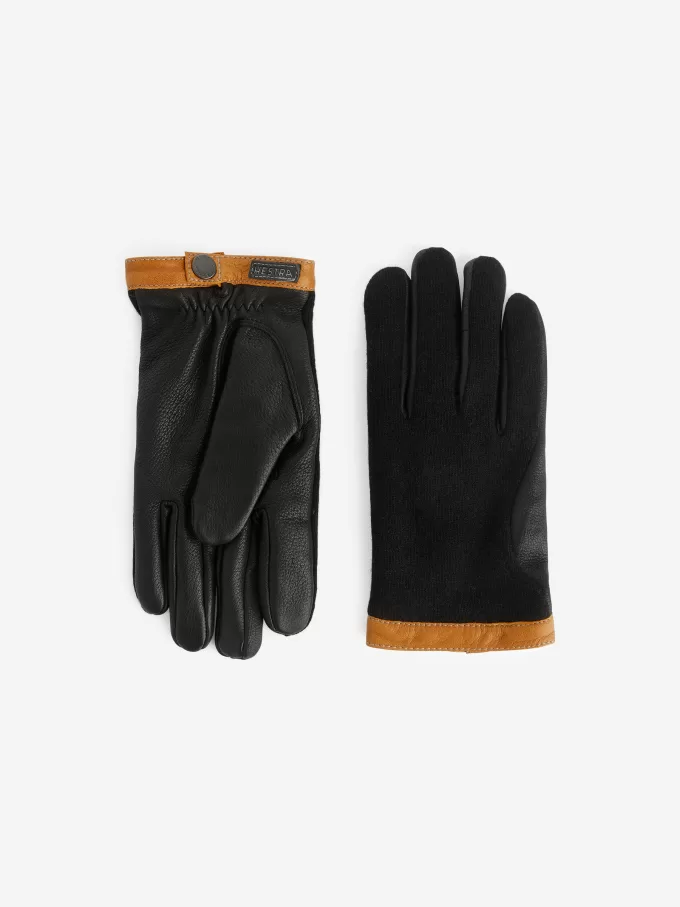 Guantes de tricot de lana Hestra Deerskin