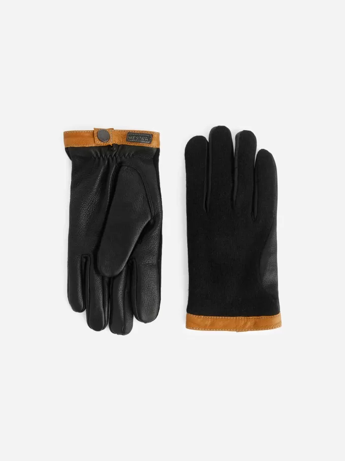 Guantes de tricot de lana Hestra Deerskin