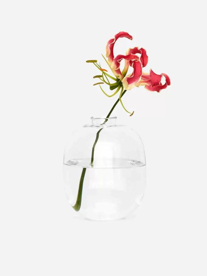 Jarrón de cristal 12 cm. Jarrón de cristal 12 cm.