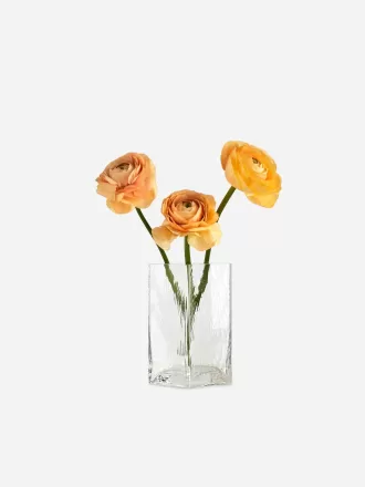 Jarrón de cristal 18 cm.