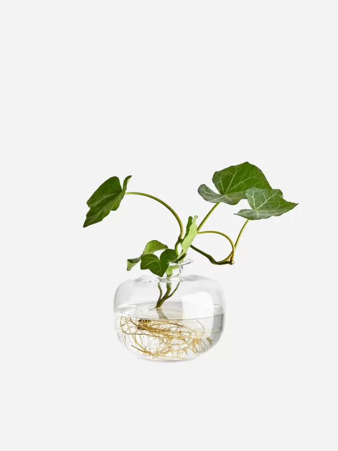 Jarrón de cristal 9 cm. Jarrón de cristal 9 cm.