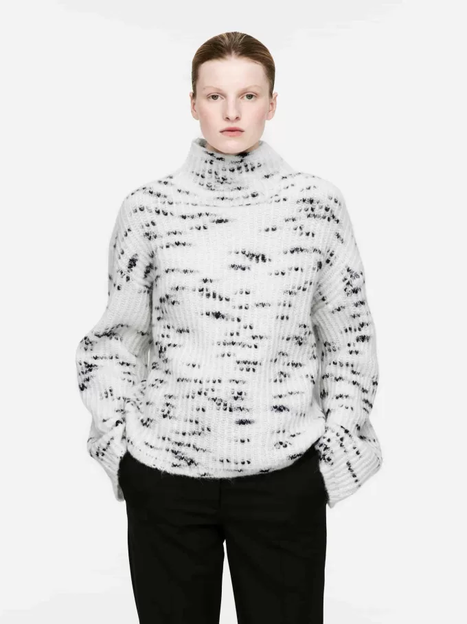 Jersey De Mezcla De Mohair Y Lana Jersey De Mezcla De Mohair Y Lana