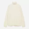 Jersey de lana gruesa con cuello vuelto Jersey de lana gruesa con cuello vuelto