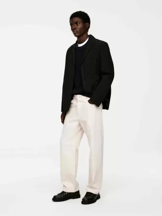 Jersey de lino y algodón