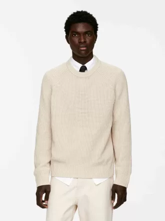 Jersey de lino y algodón