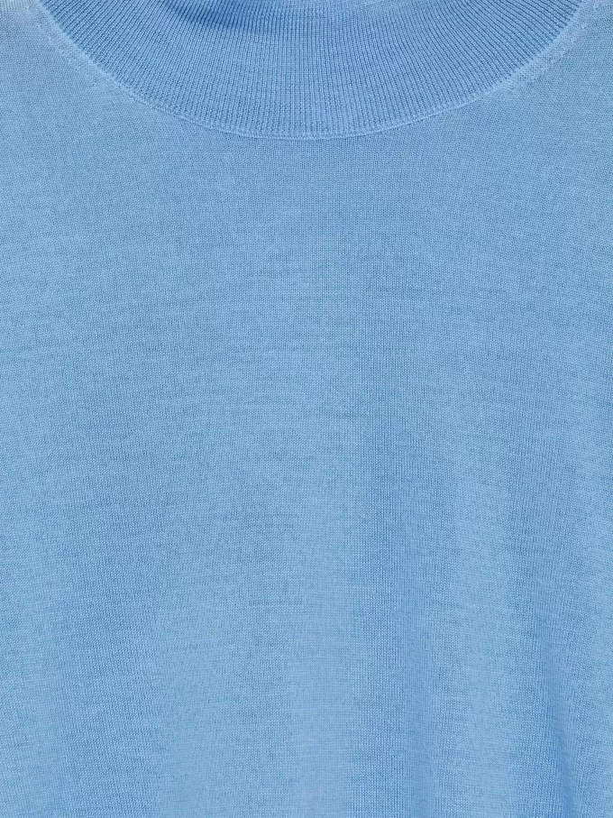 Jersey de manga corta con cuello vuelto