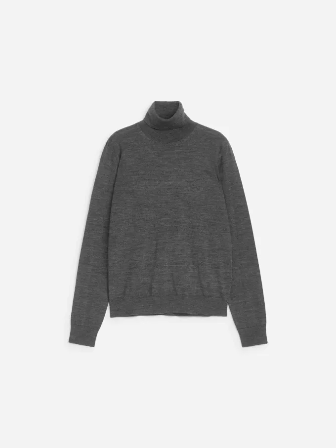 Jersey de merino con cuello vuelto Jersey de merino con cuello vuelto