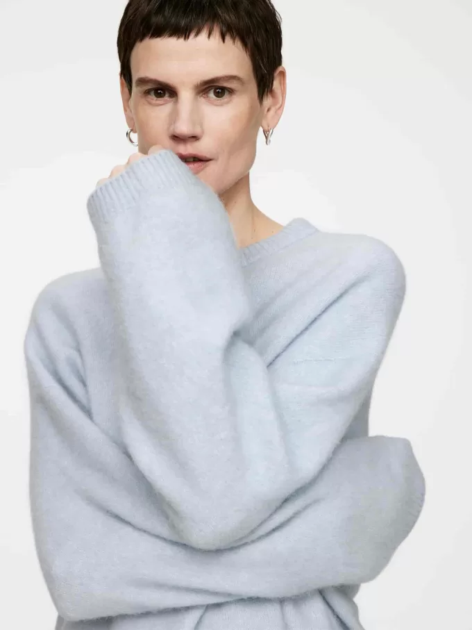 Jersey en mezcla de lana y alpaca Jersey en mezcla de lana y alpaca