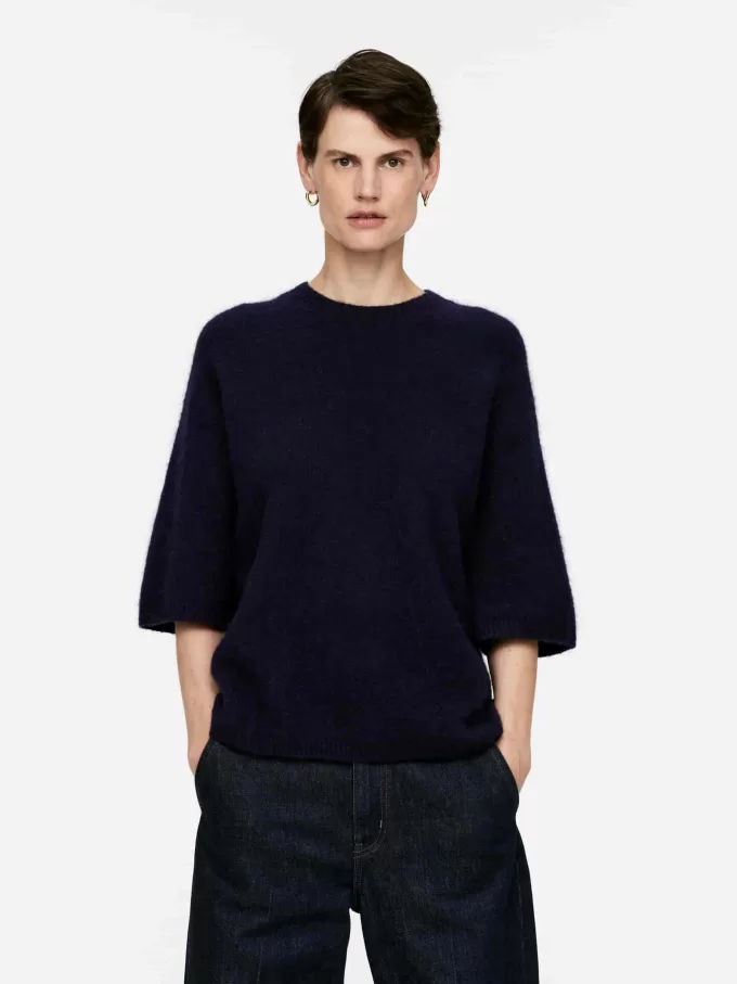 Jersey en mezcla de lana y alpaca Jersey en mezcla de lana y alpaca