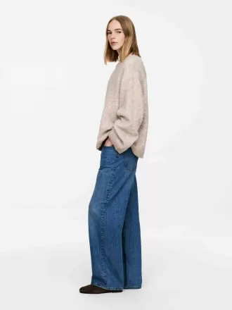 Jersey en mezcla de lana y alpaca Jersey en mezcla de lana y alpaca