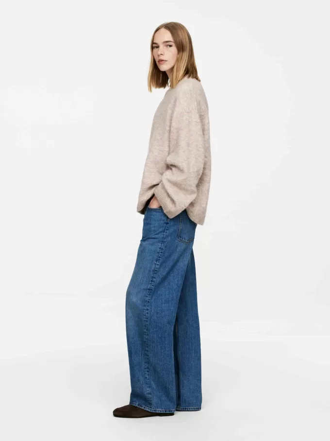 Jersey en mezcla de lana y alpaca Jersey en mezcla de lana y alpaca