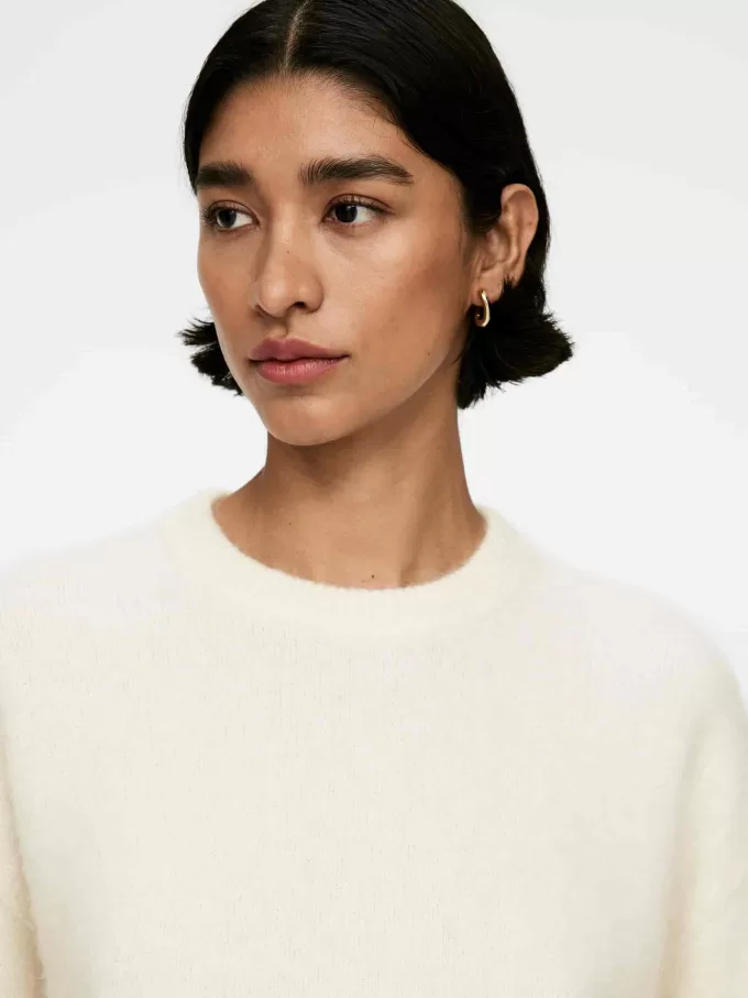 Jersey en mezcla de lana y alpaca Jersey en mezcla de lana y alpaca