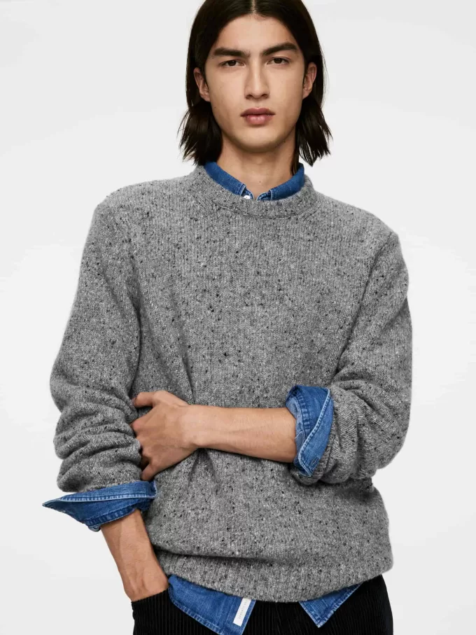 Jersey en mezcla de lana y alpaca Jersey en mezcla de lana y alpaca