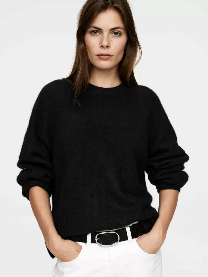 Jersey en mezcla de lana y alpaca Jersey en mezcla de lana y alpaca