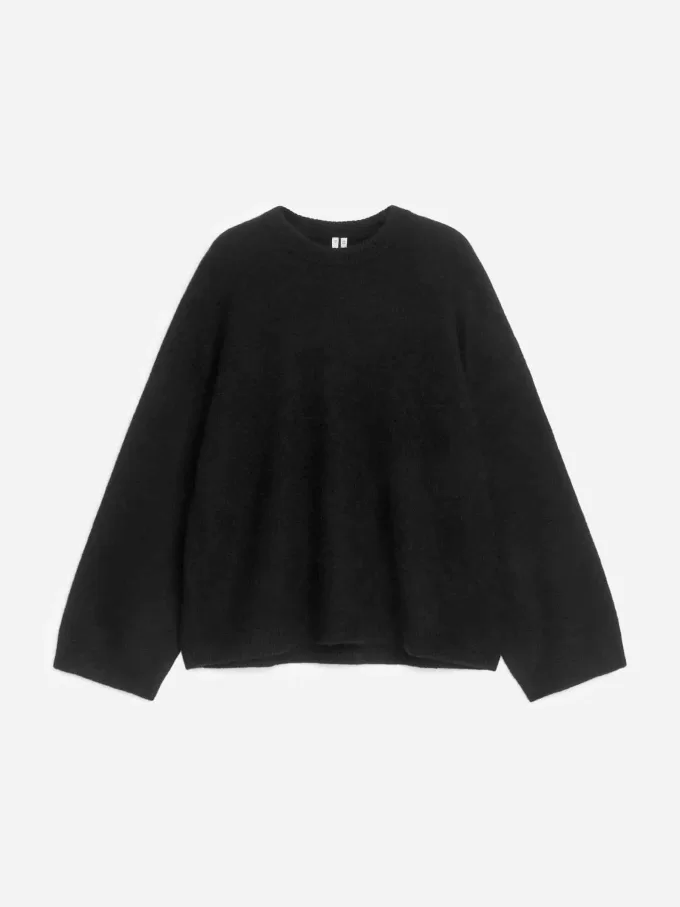 Jersey en mezcla de lana y alpaca Jersey en mezcla de lana y alpaca