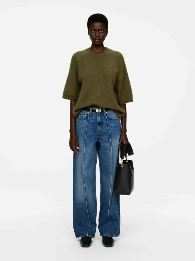 Jersey en mezcla de lana y alpaca Jersey en mezcla de lana y alpaca