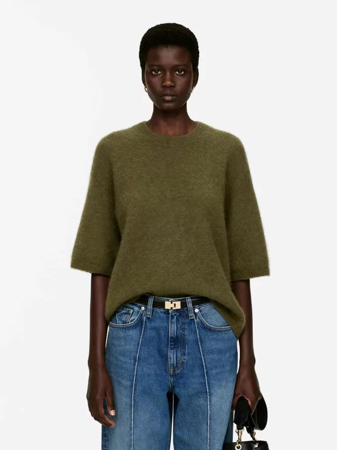 Jersey en mezcla de lana y alpaca Jersey en mezcla de lana y alpaca