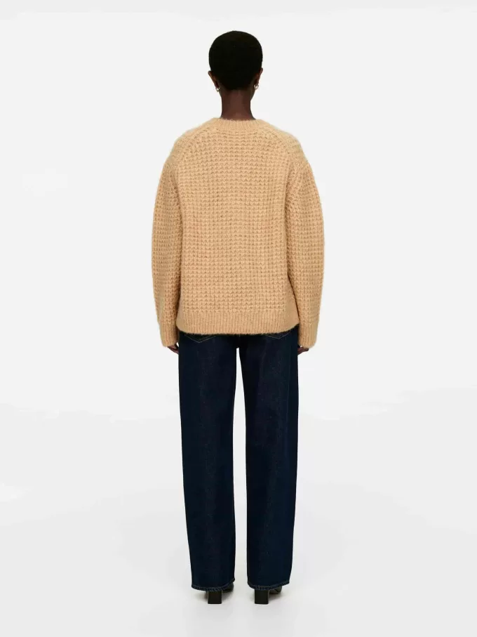 Jersey relajado de lana y alpaca Jersey relajado de lana y alpaca