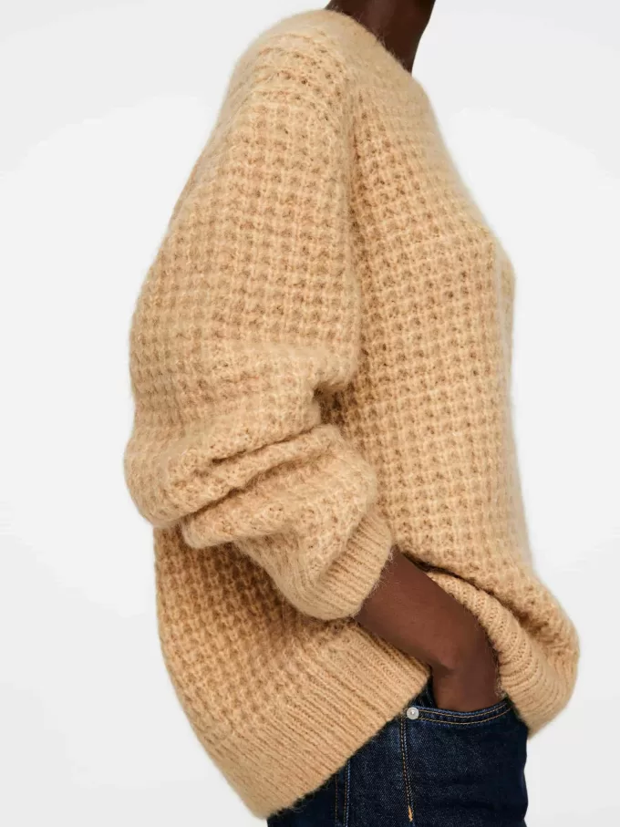 Jersey relajado de lana y alpaca Jersey relajado de lana y alpaca