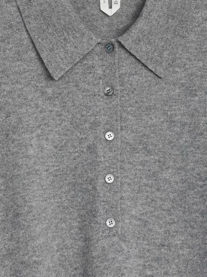 Jersey tipo polo de lana Jersey tipo polo de lana