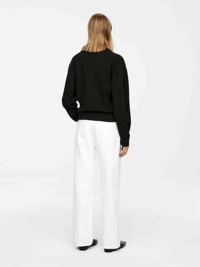 Jersey tipo polo de lana Jersey tipo polo de lana