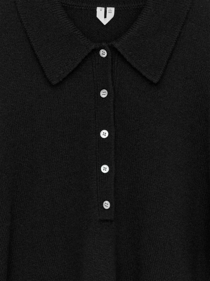 Jersey tipo polo de lana Jersey tipo polo de lana