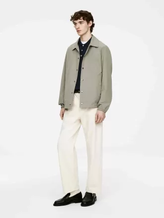 Jersey tipo polo de merino