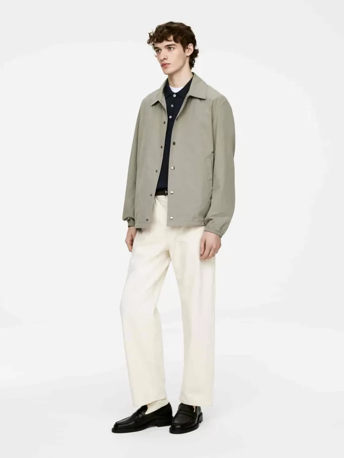 Jersey tipo polo de merino Jersey tipo polo de merino