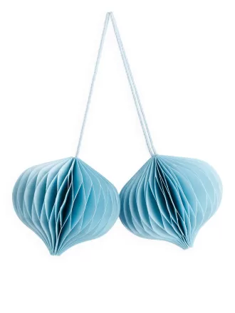 Juego de 2 adornos de panal