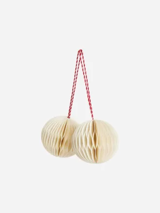 Juego de 2 adornos de panal