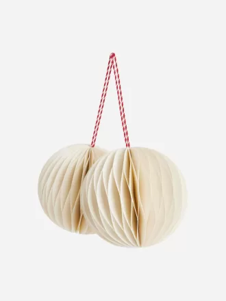 Juego de 2 adornos de panal