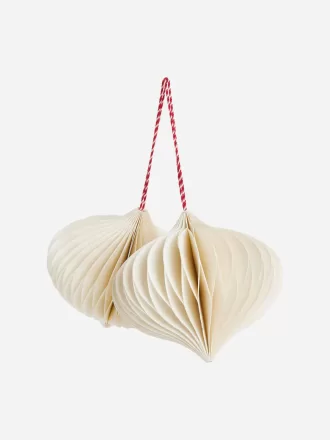 Juego de 2 adornos de panal