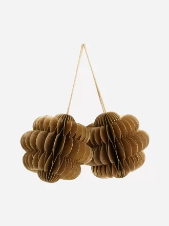 Juego de 2 adornos de panal