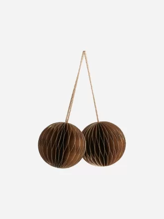 Juego de 2 adornos de panal