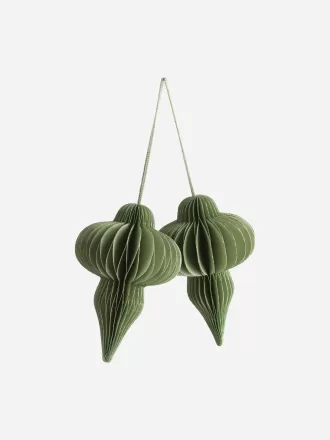 Juego de 2 adornos de panal