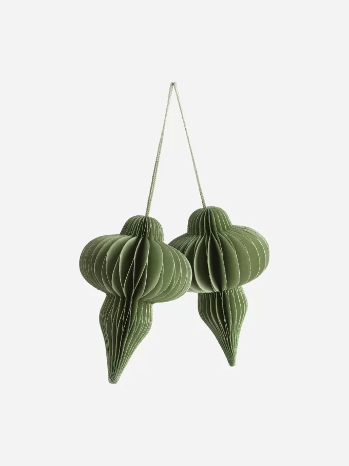 Juego de 2 adornos de panal Juego de 2 adornos de panal