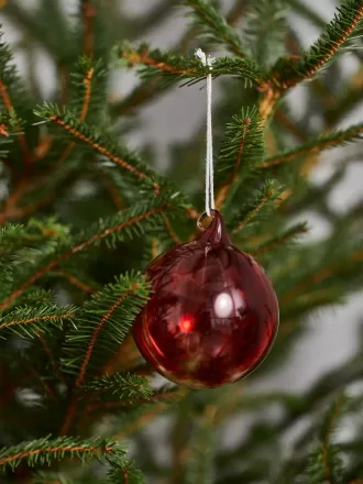 Juego de 2 bolas de cristal pintado