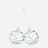 Juego de 2 bolas de cristal punteadas Juego de 2 bolas de cristal punteadas