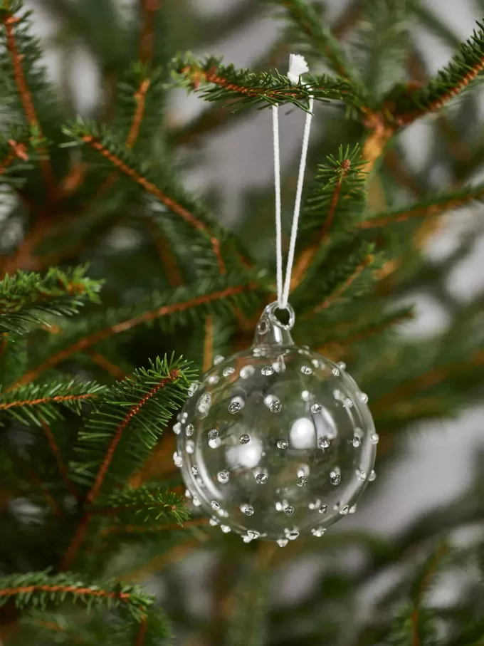 Juego de 2 bolas de cristal texturizadas