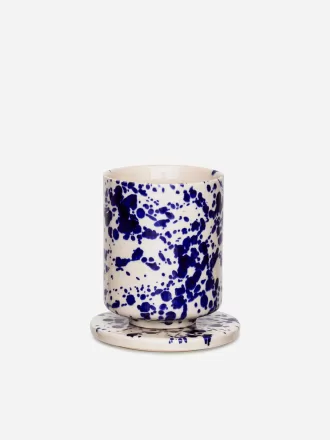 Juego de 2 posavasos de gres.