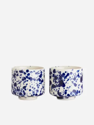 Juego de 2 tazas de gres