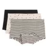 Juego de 3 bóxers de punto de algodón Juego de 3 bóxers de punto de algodón