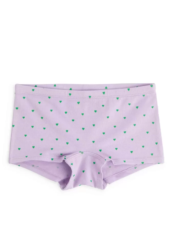 Juego de 3 bóxers de punto de algodón Juego de 3 bóxers de punto de algodón