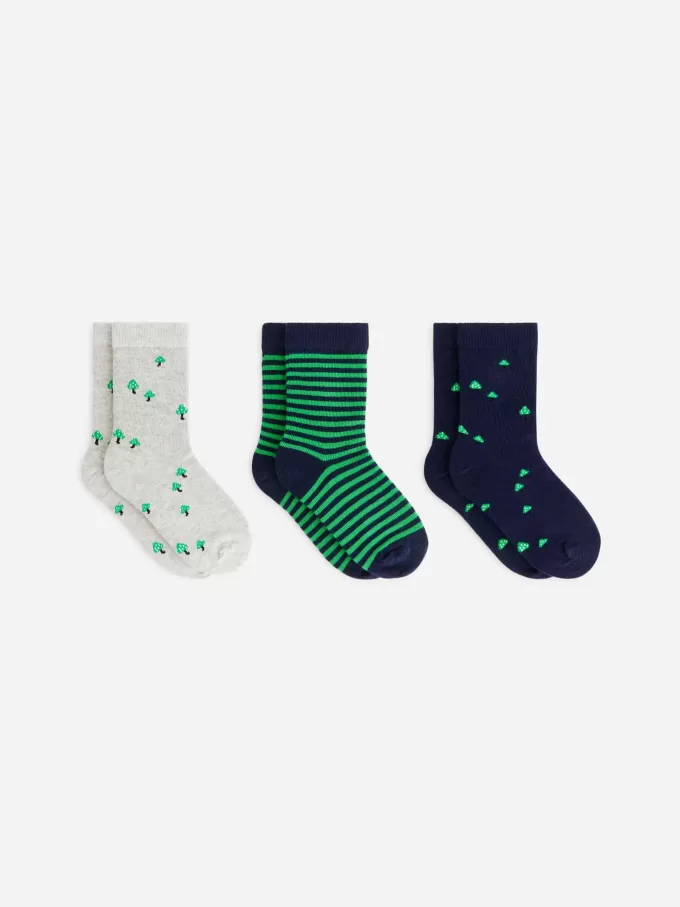 Juego de 3 calcetines de algodón Juego de 3 calcetines de algodón