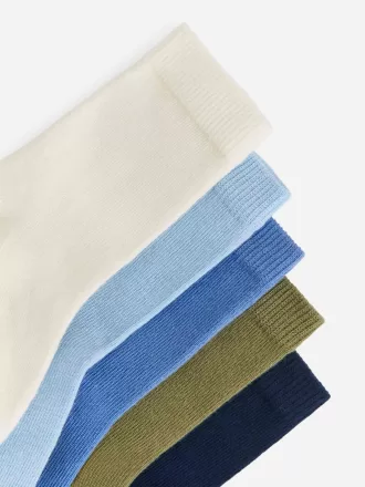 Juego de 5 calcetines de algodón