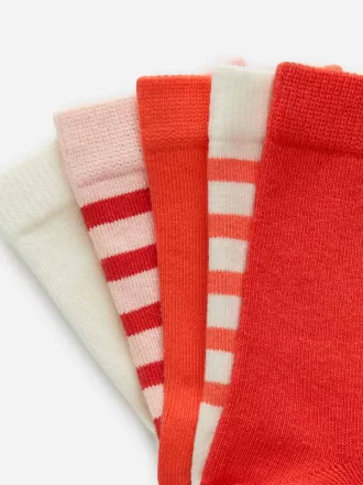 Juego de 5 calcetines de algodón