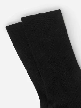 Juego de 5 calcetines de canalé de algodón Juego de 5 calcetines de canalé de algodón